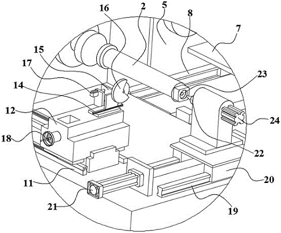 Belt cutting machine