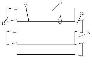 Gluing-free floor split block