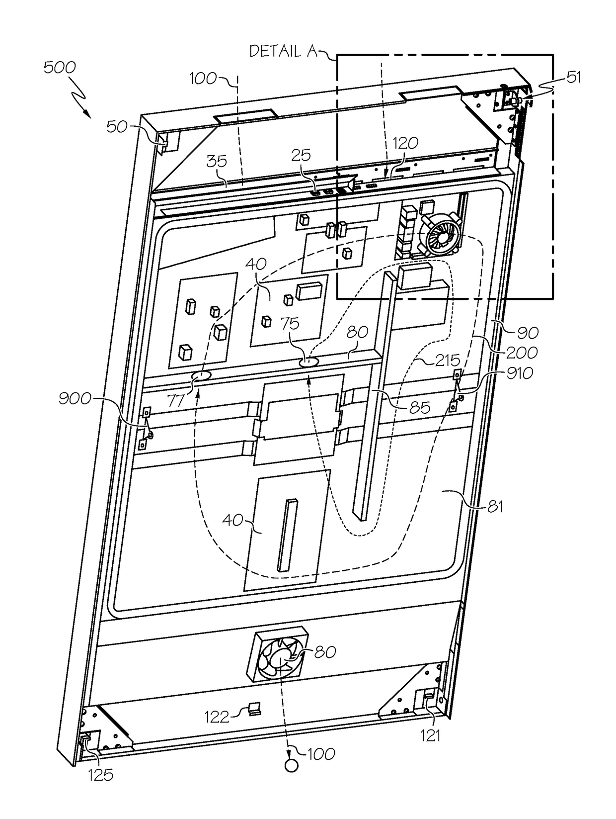 Hybrid rear cover and mounting bracket for electronic display