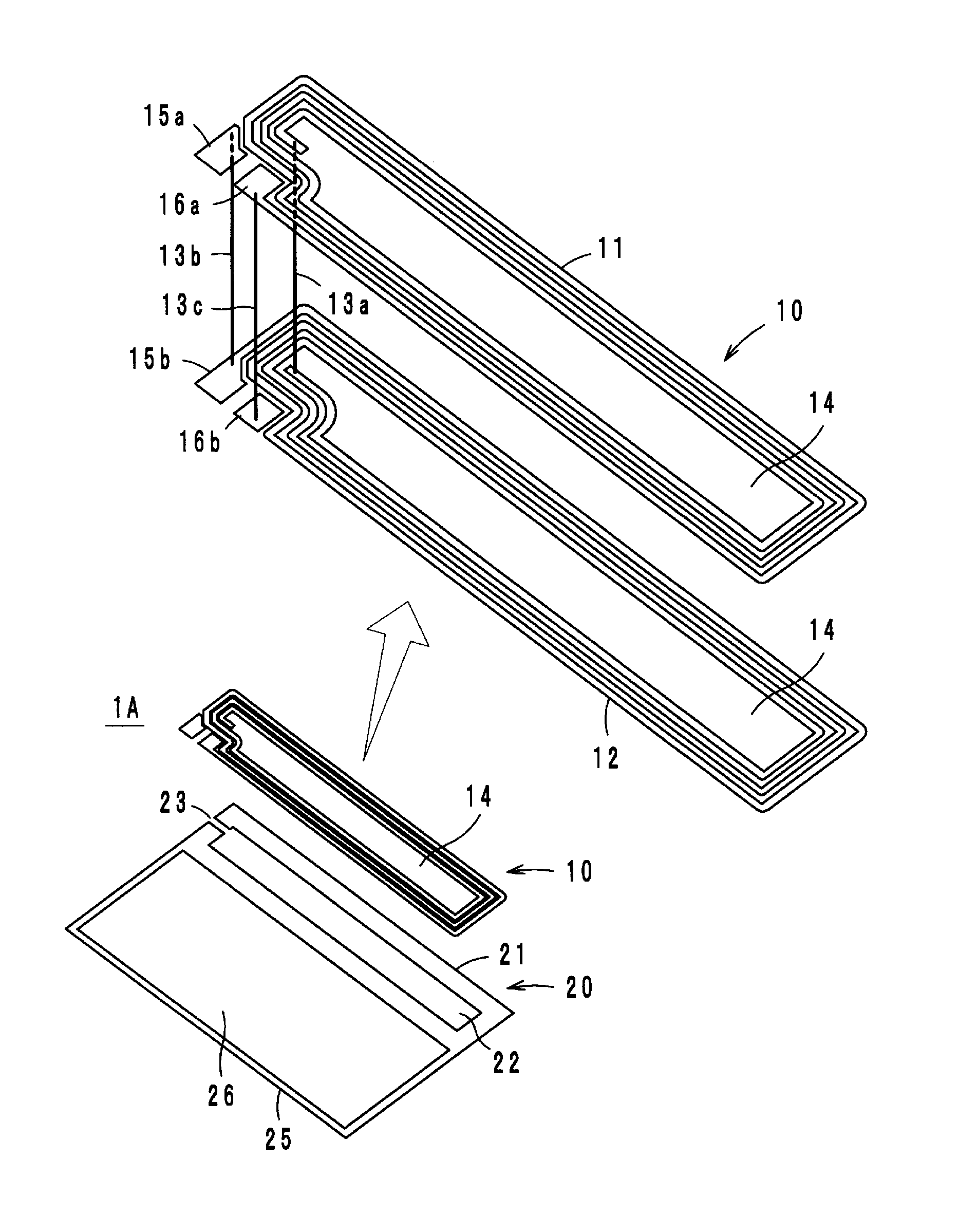 Communication terminal apparatus and antenna device