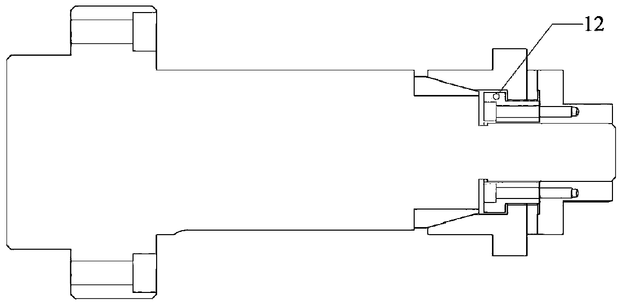 A clamping method and device for finishing the circular arc surface of a connecting rod