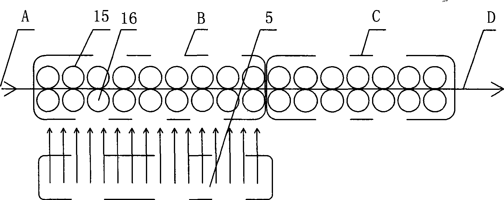 Automatic compound machine of composite shock-absorbing silencing piece