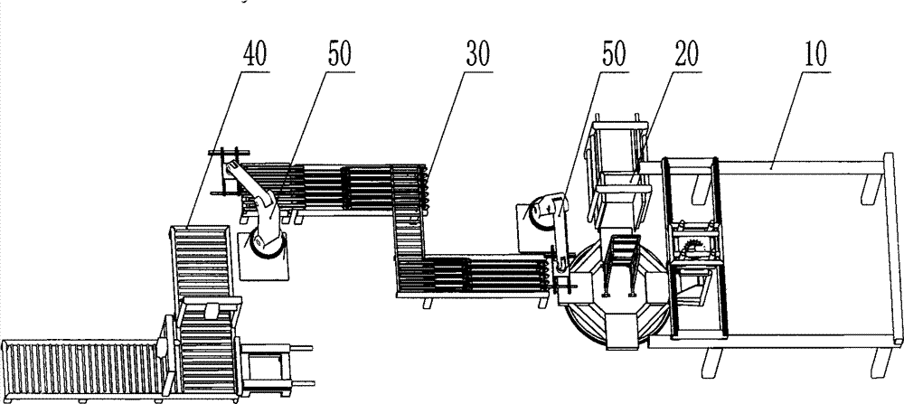 Full-automatic unloaded brick packer