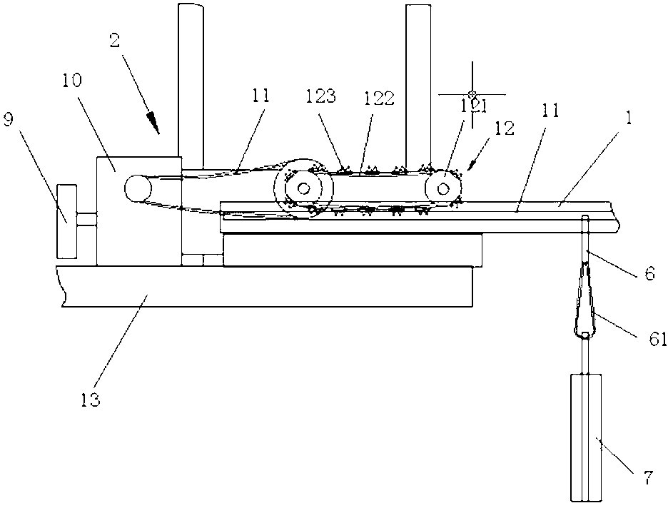 Hanging-hook automatic deplating line