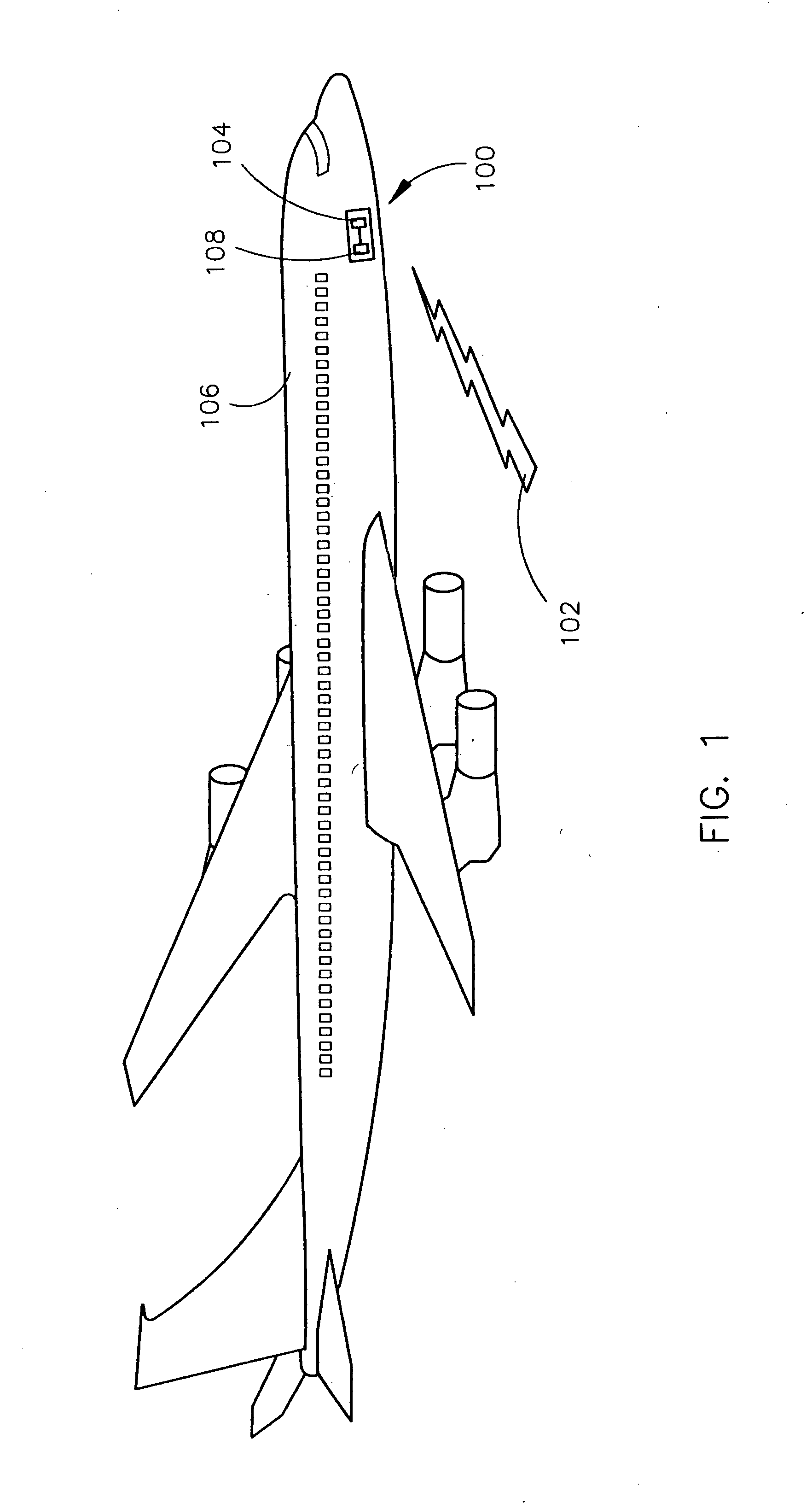 Centralized HIRF detection system