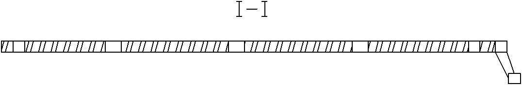 Mechanical continuous mining method for gently inclined thin ore body