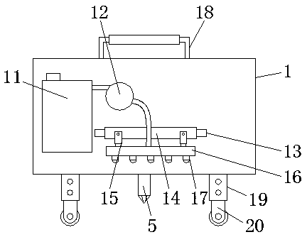 Drilling device for building construction