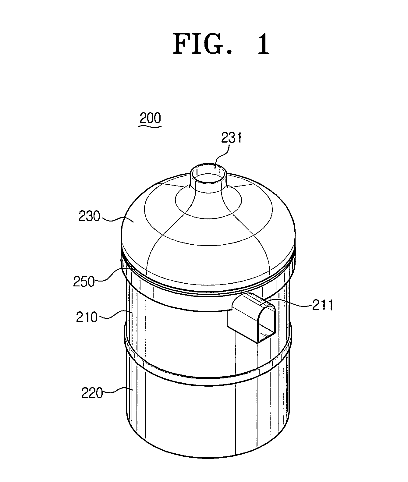 Cyclone dust separating apparatus for vacuum cleaner and vacuum cleaner having the same