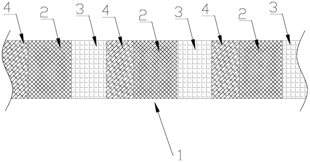 Back coating roller, roller processing method and cigarette pack processing technology capable of controlling back coating in segmented mode