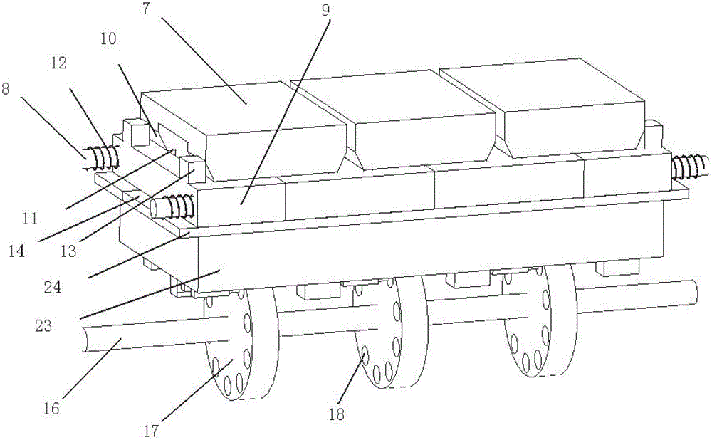 Key type mechanical password lock and password setting method