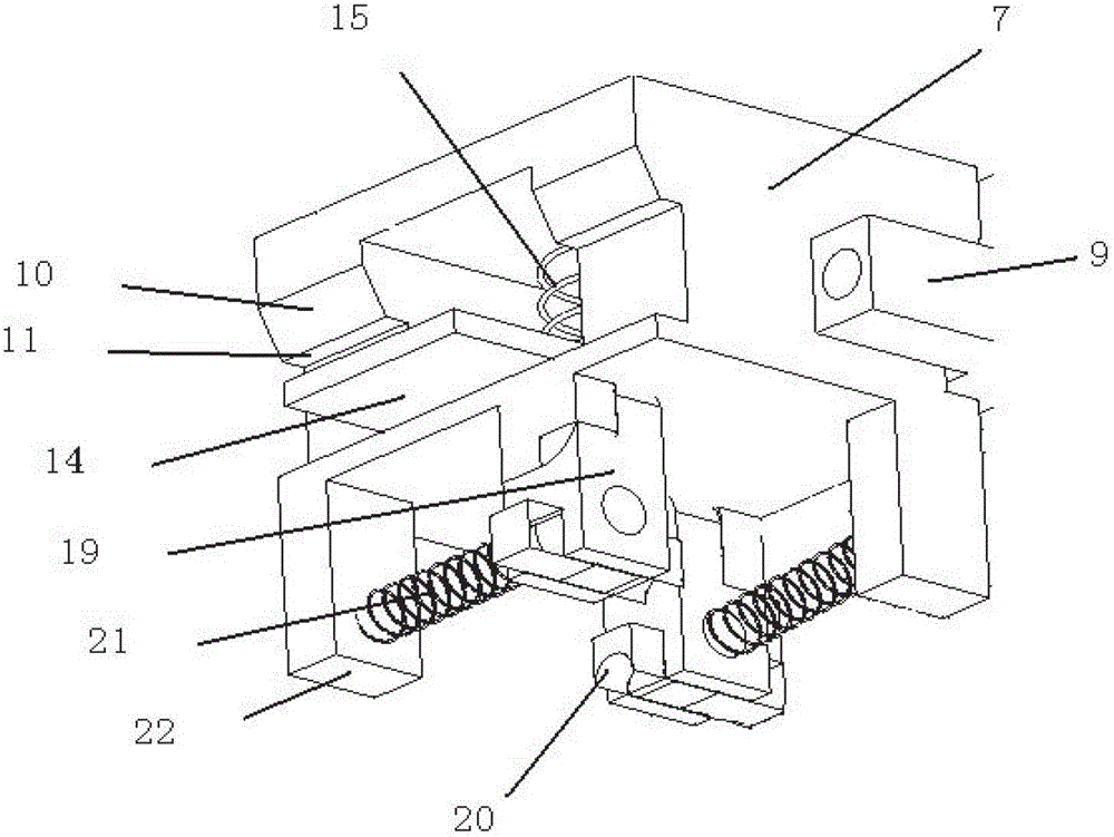 Key type mechanical password lock and password setting method