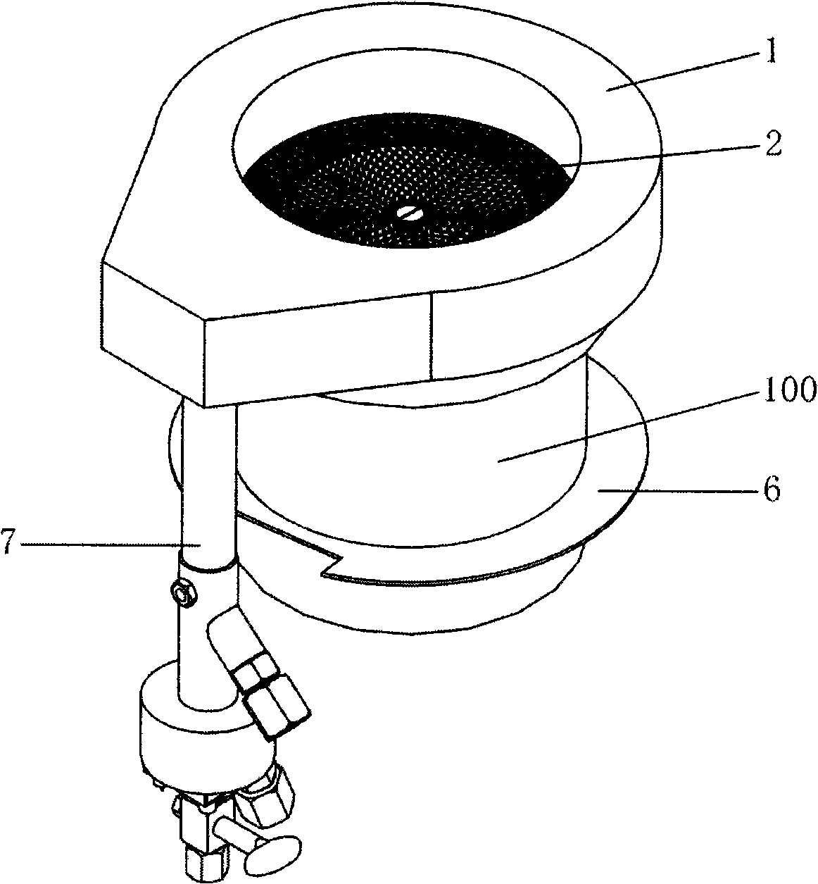 Environment-friendly type air and liquefied petroleum gas premixing combustor