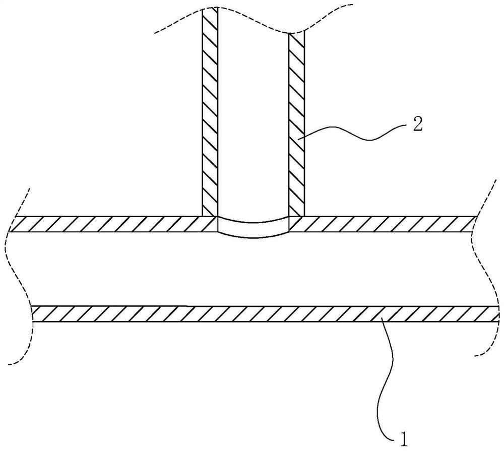 An elbow wrapping device for ore powder ore dressing pipeline