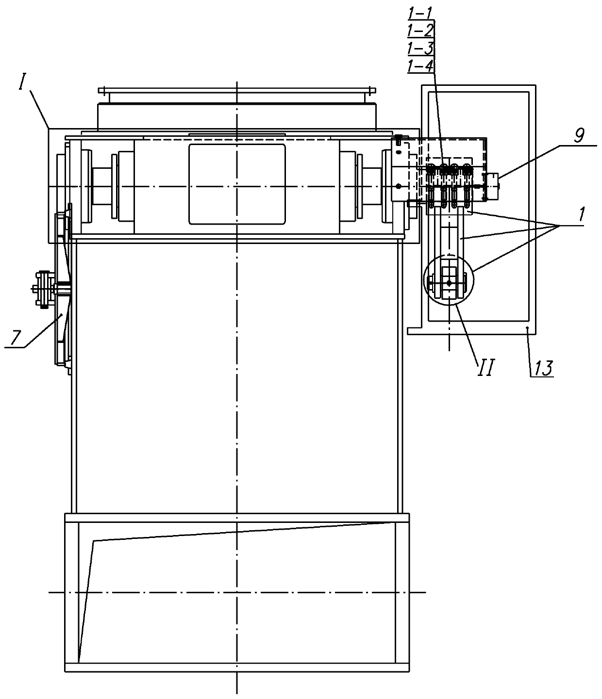 Large high-temperature releasing valve capable of rapidly replacing drive device