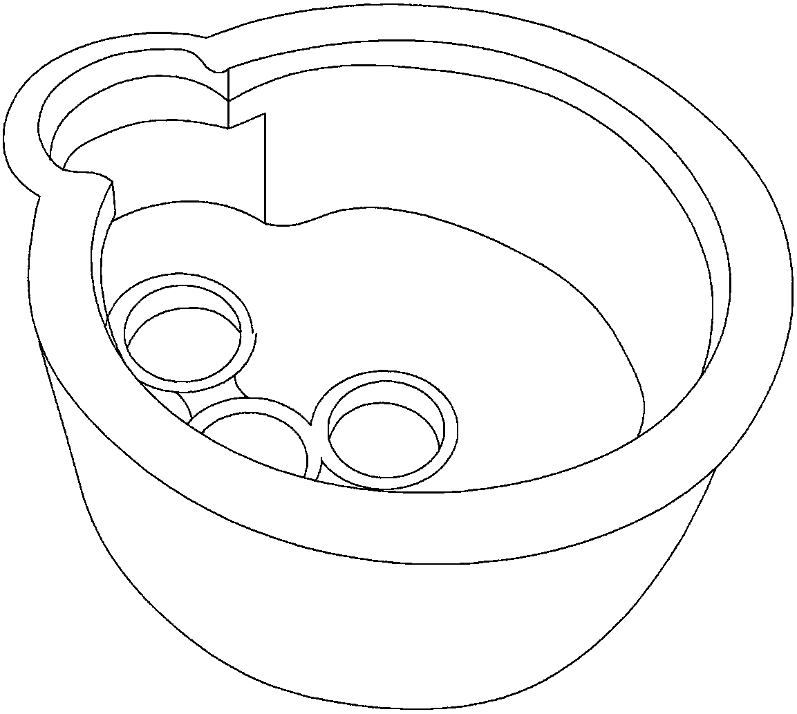 Spraying device for box of electric hoist