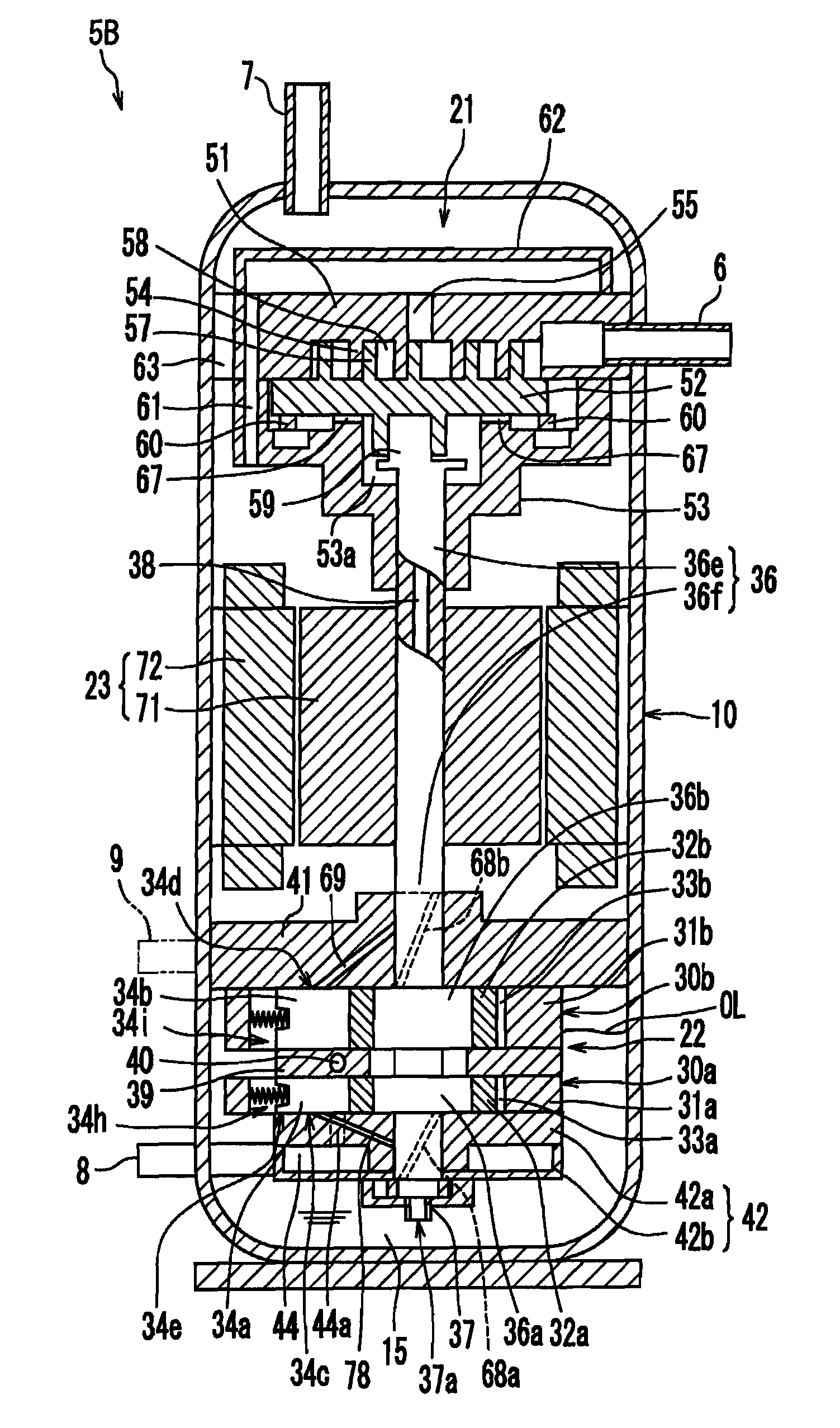 Expander-integrated compressor and refrigeration-cycle apparatus with the same