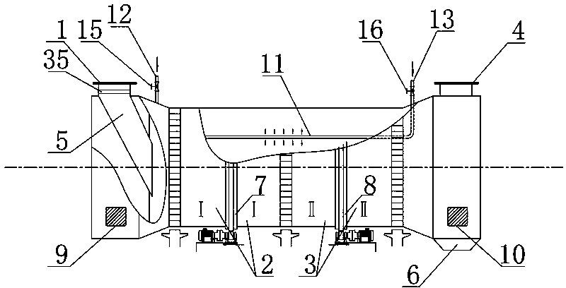 Resource utilization and comprehensive treatment process for sewage and manure generated during cultivation