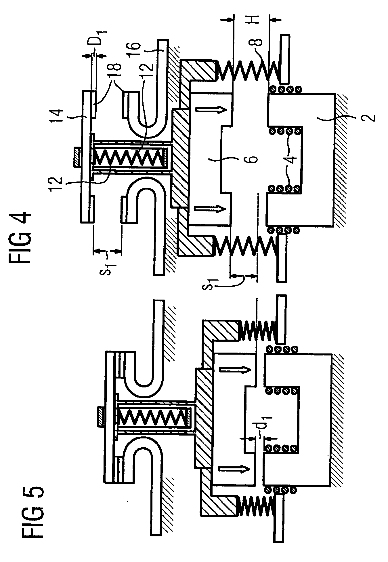 Method for Determining Contact Erosion of an Electromagnetic Switching Device, and Electromagnetic Switching Device Comprising a Mechanism Operating According to Said Method