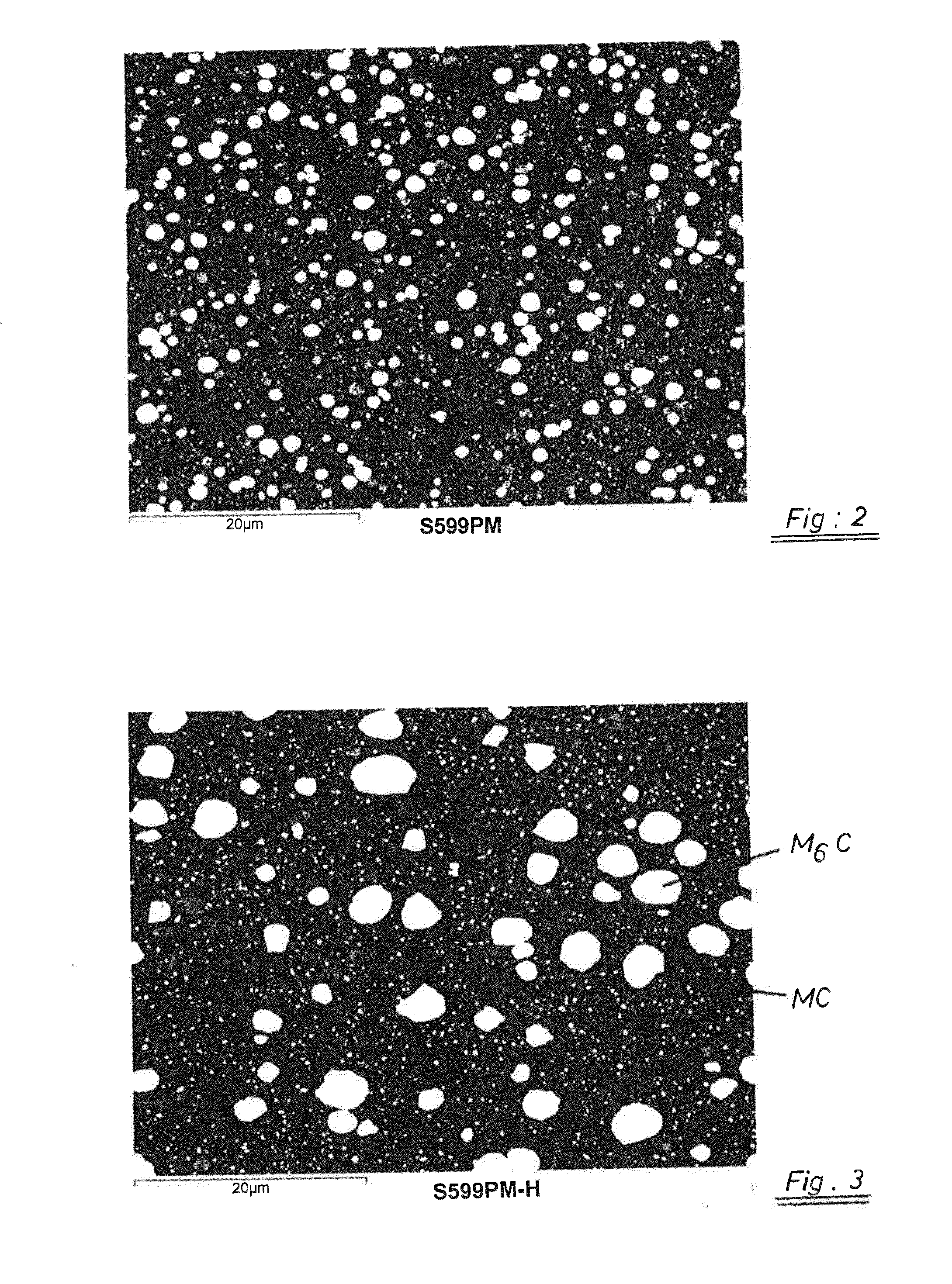 Material with high resistance to wear