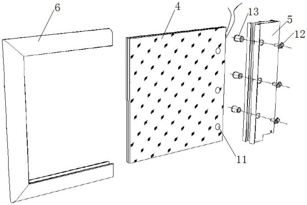 Glass curtain wall unit and glass curtain wall