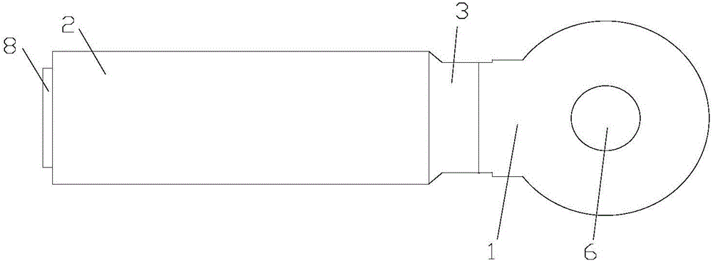 High-performance aluminum alloy cable connection terminal