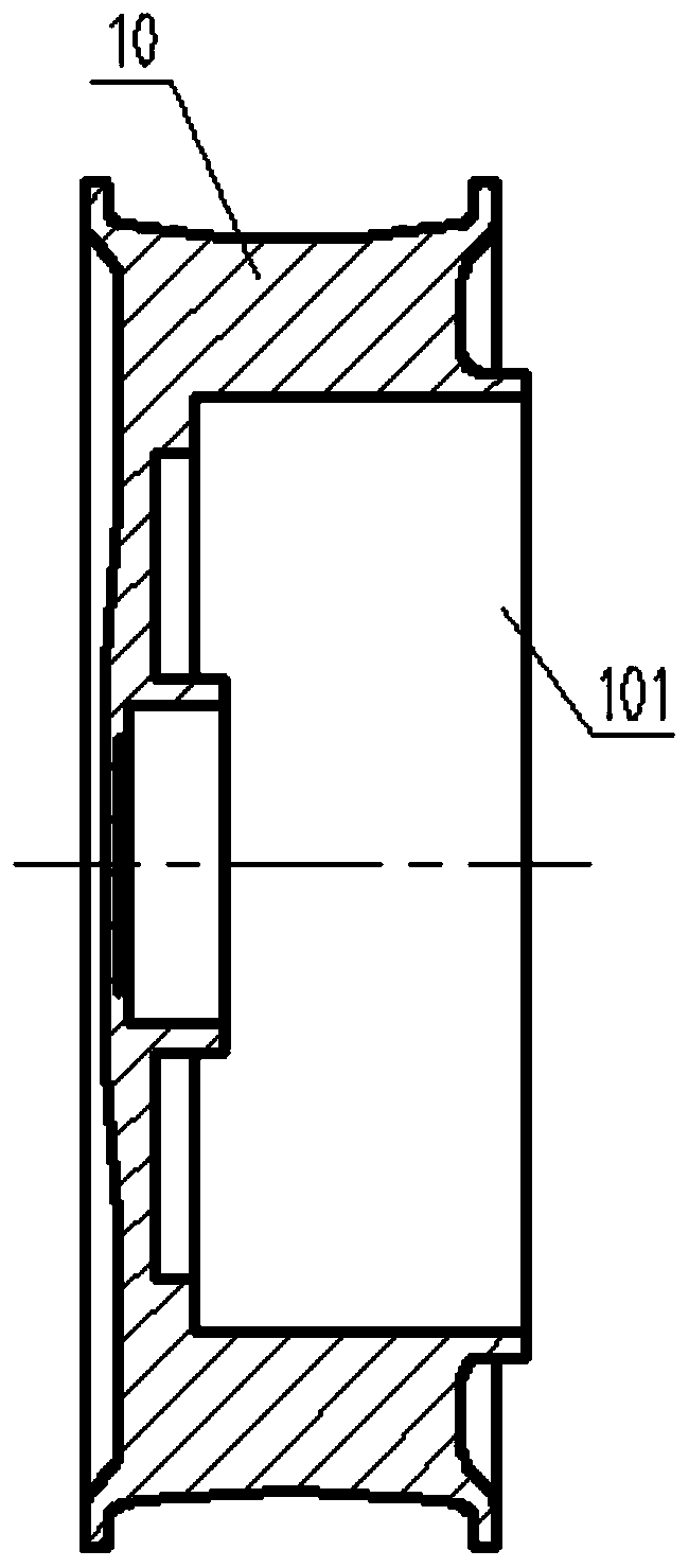 Direct-drive hub motor of wheelchair