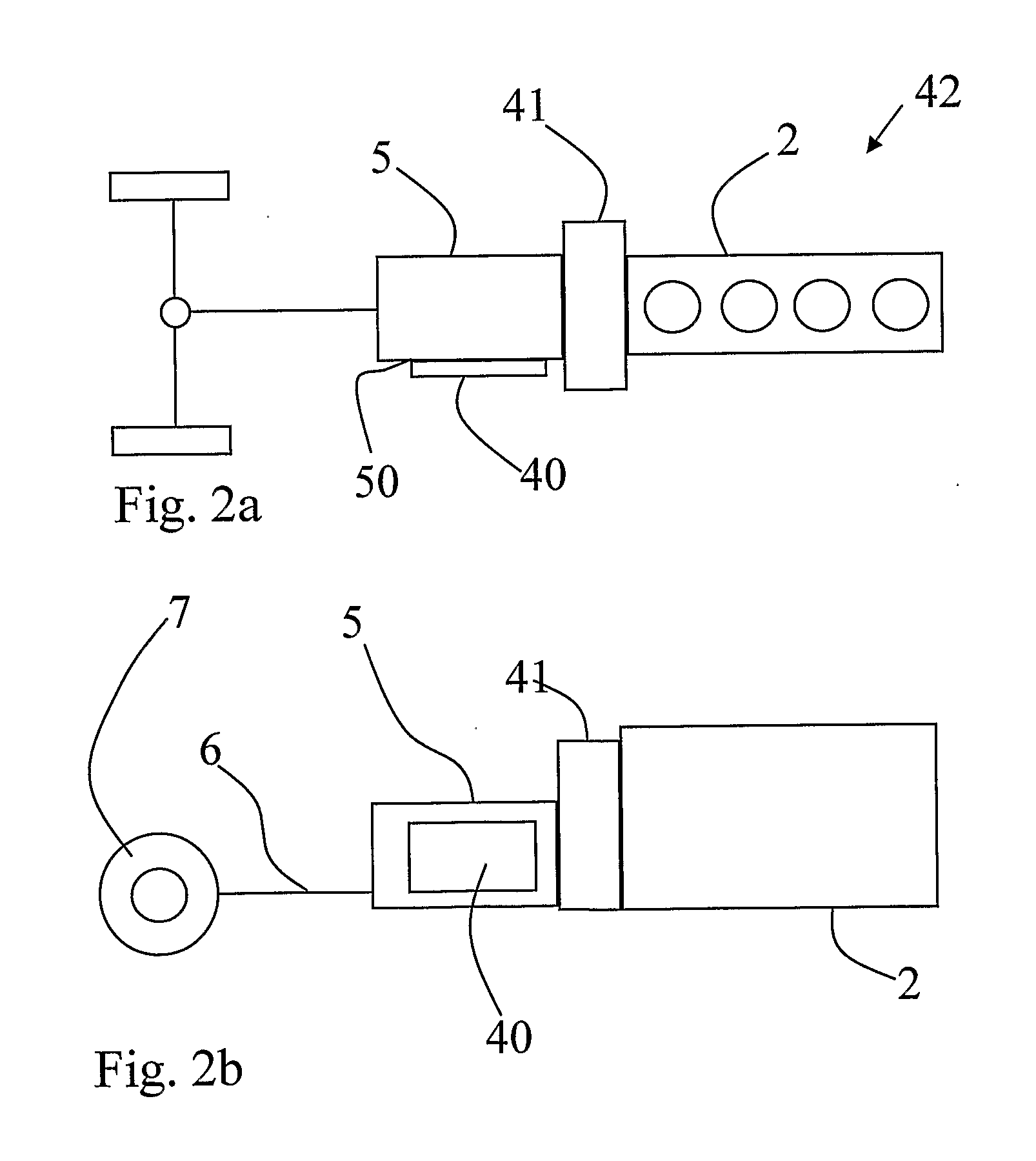 Arrangement for a power electronics unit in a hybrid vehicle