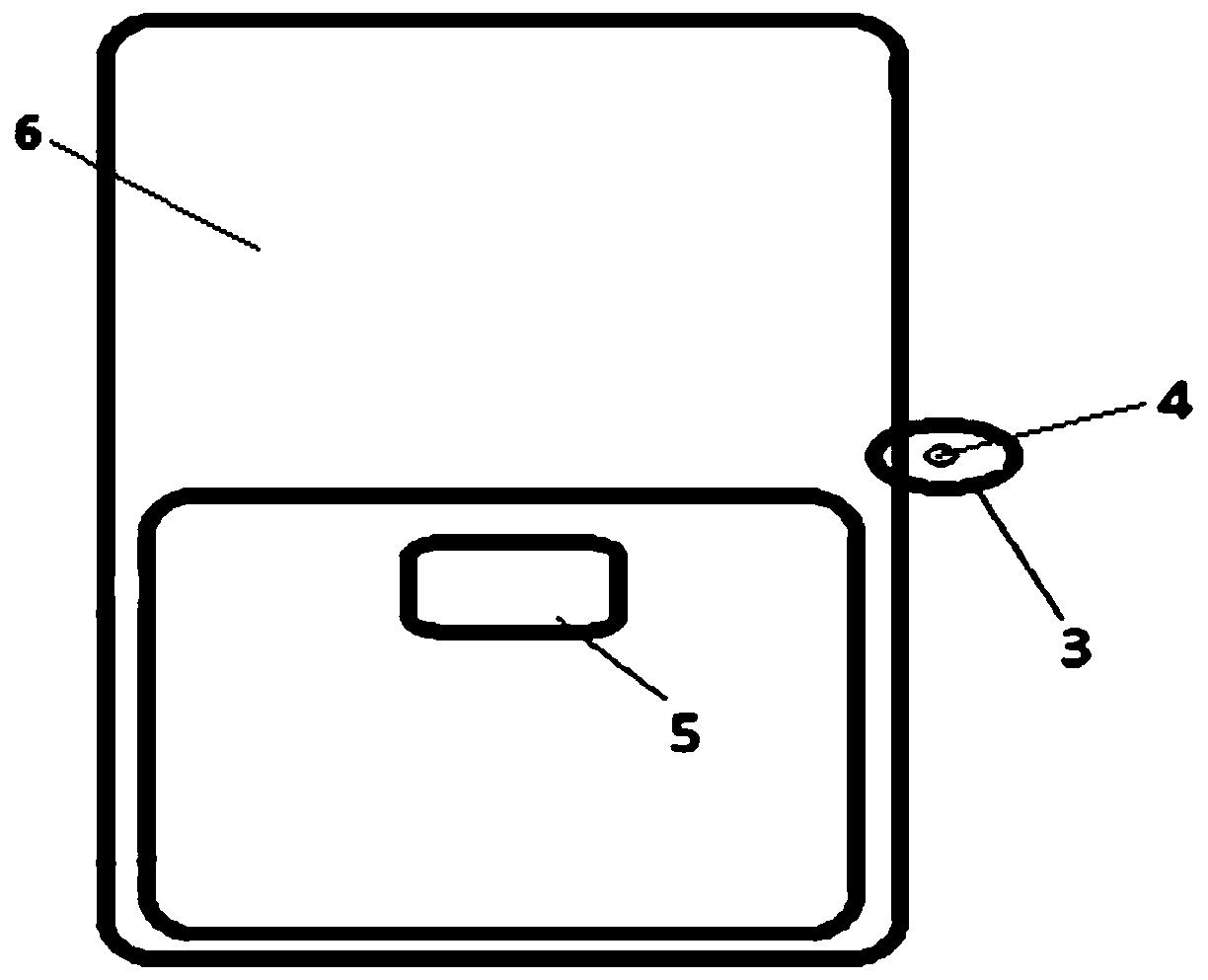 A system and method for automatically opening images in the right blind area