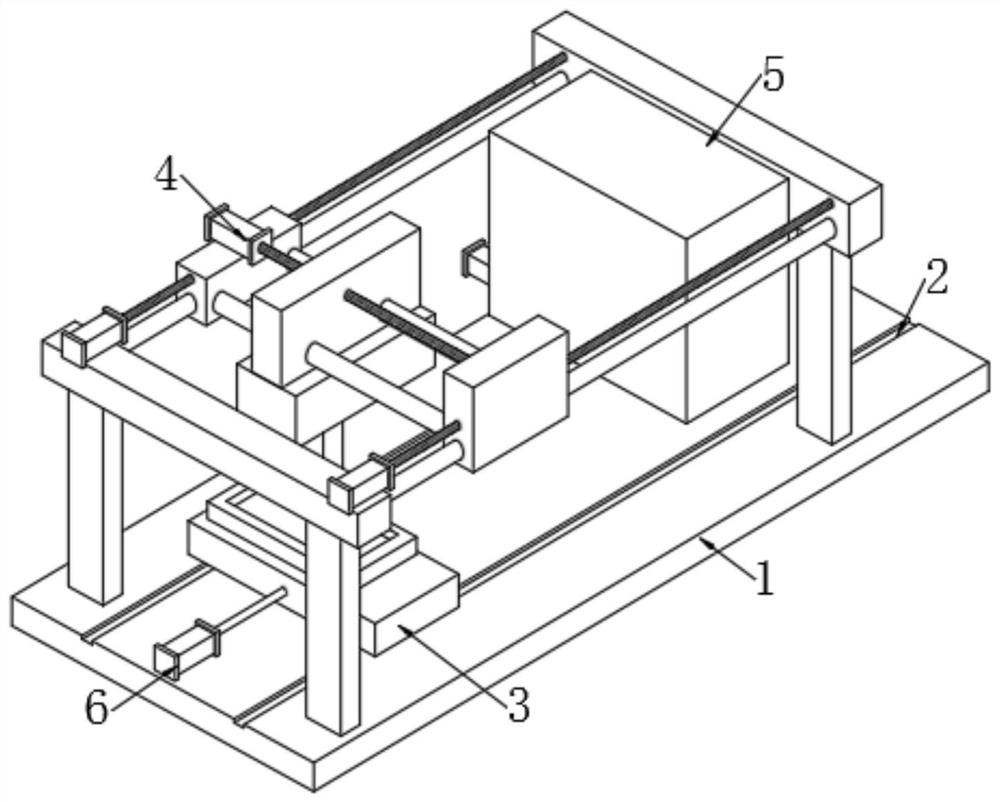 A display panel automatic loading and unloading device