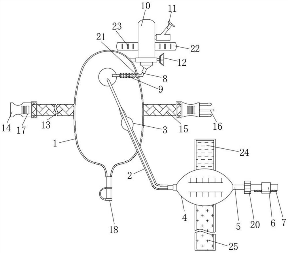 Drainage device designed for patients with fecal incontinence