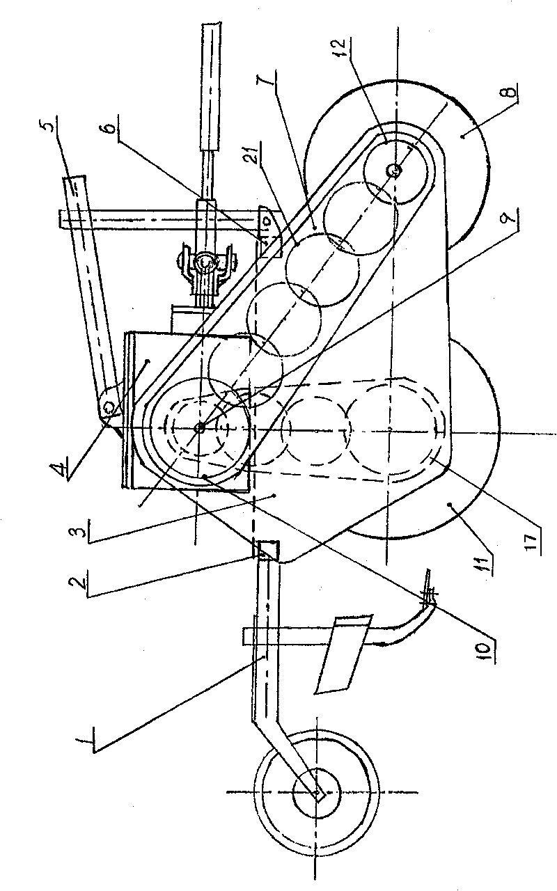 Heavy double-side land preparation device