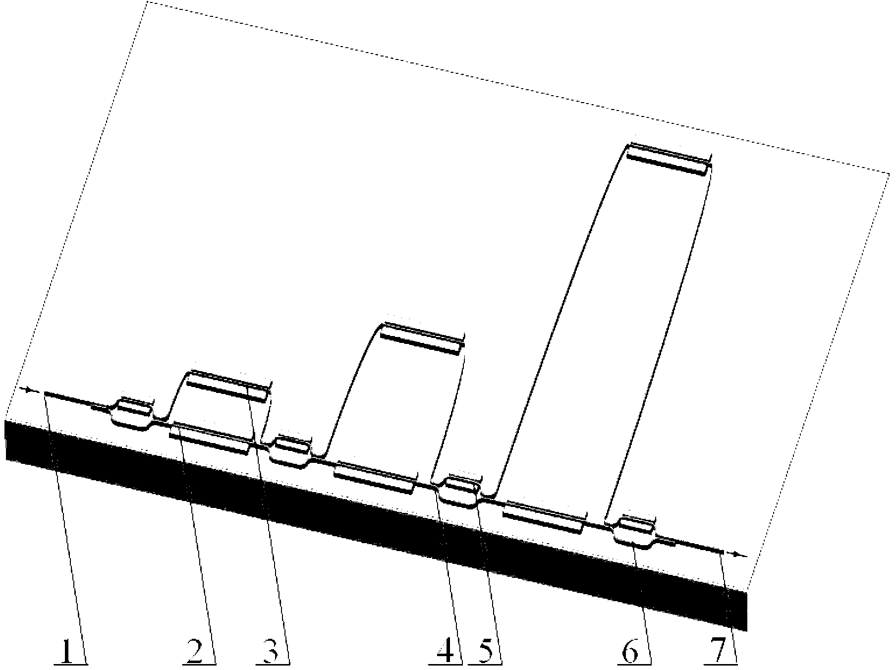 Feedforward type variable optical delay line