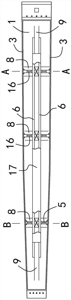 Double-sound-beam five-string instrument