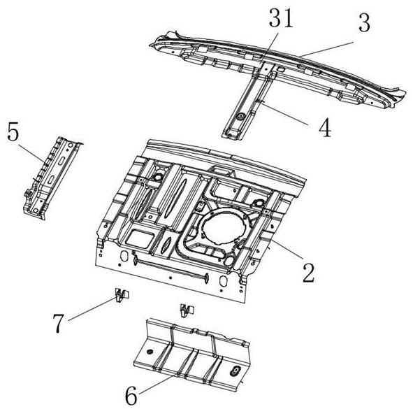 A lightweight rear trunk partition for a car and its production process