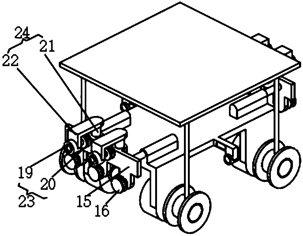 Cable loading crane with loading rapid walking and hoisting functions