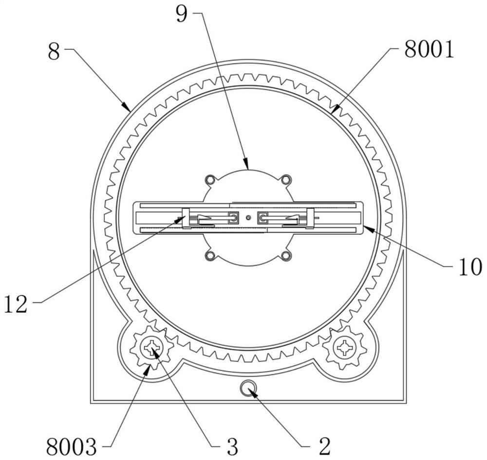 A copper-clad laminate clamping system and clamping and flipping method