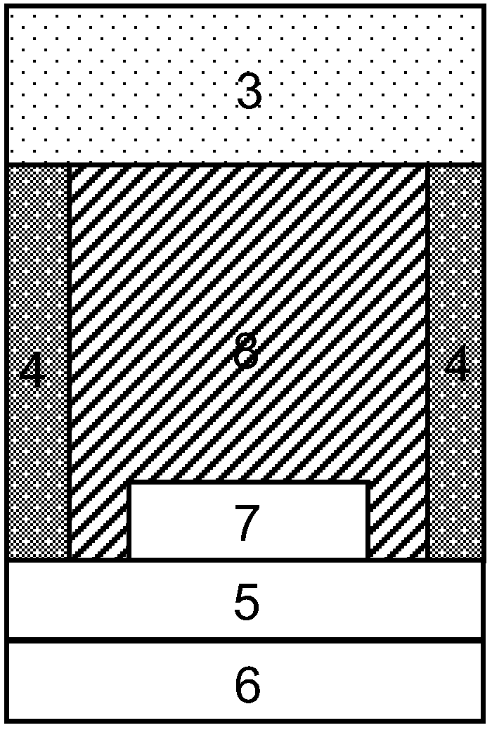 Square cylindrical gate embedded U-shaped channel field effect transistor and manufacturing method thereof