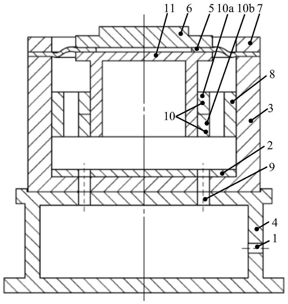 Large load ultra-low frequency air spring vibration isolator based on negative stiffness magnetic spring