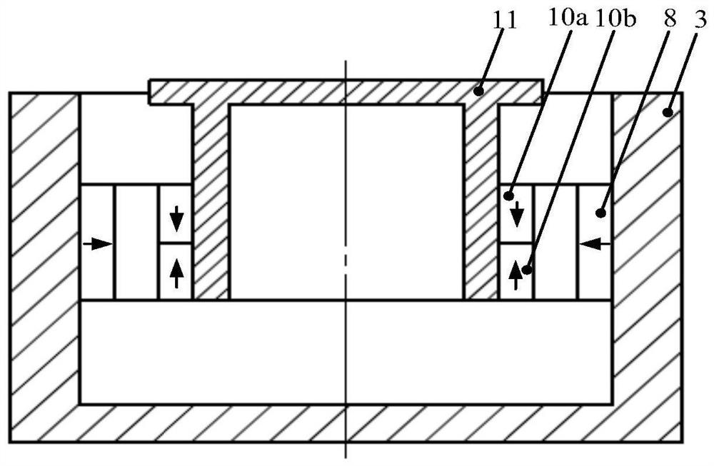 Large load ultra-low frequency air spring vibration isolator based on negative stiffness magnetic spring