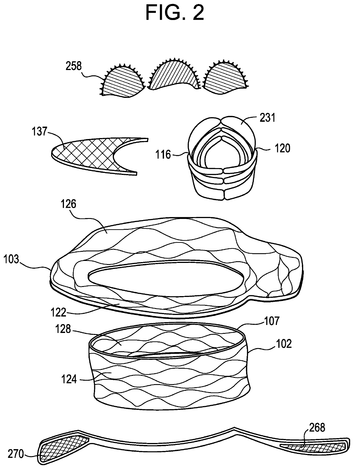 Collapsible inner flow control component for side-delivered transcatheter heart valve prosthesis