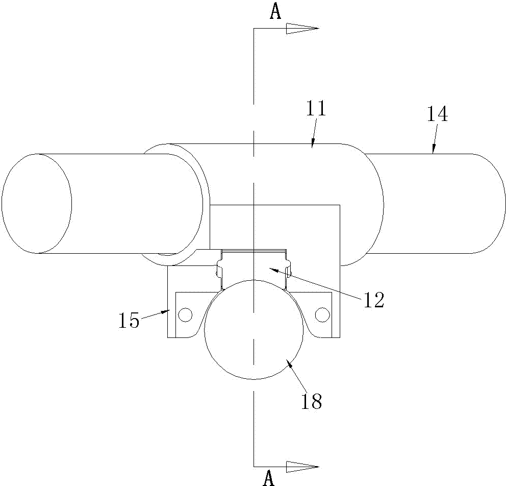 Scaffold diagonal-bracing fastener and sliding sleeve thereof