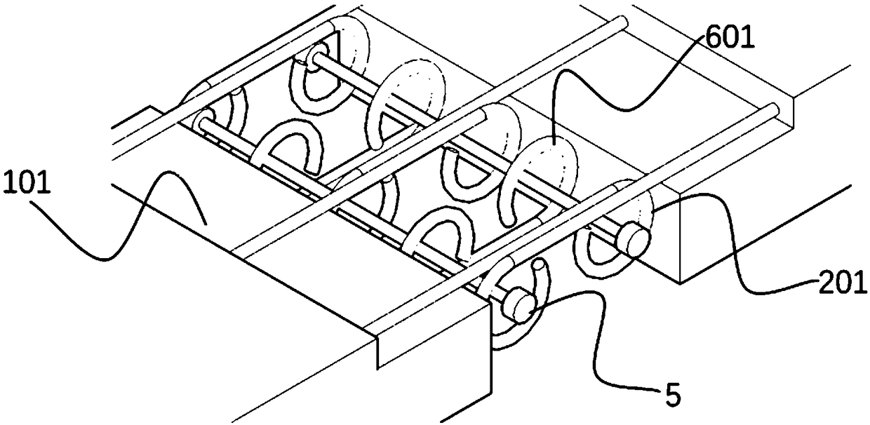 Blocking-type bridge deck slab wet joint connecting form