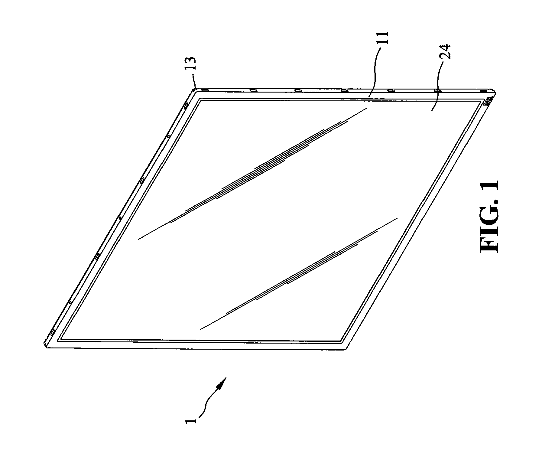 Ceiling mount LED lamp