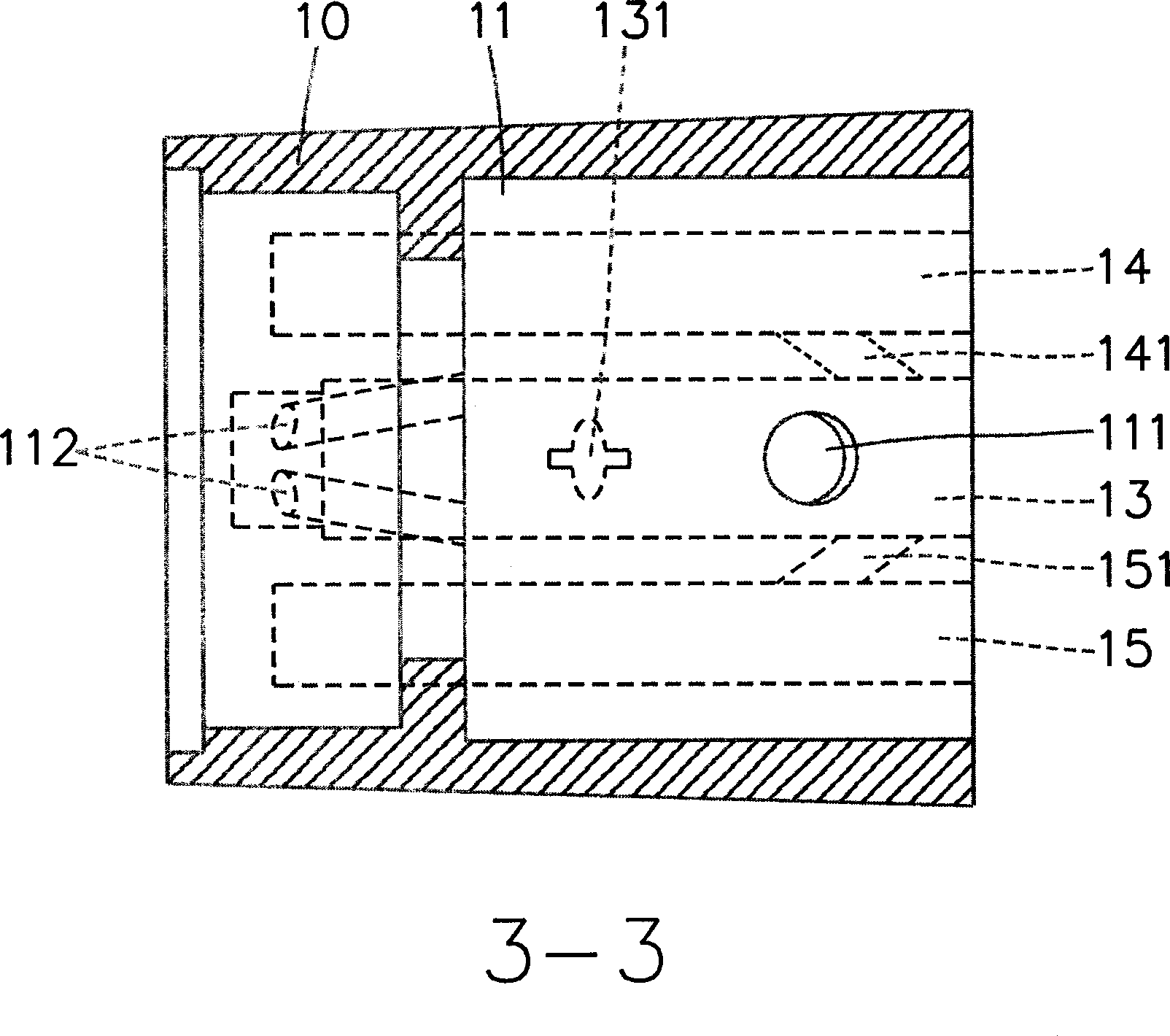 Pneumatic tool with improved structure