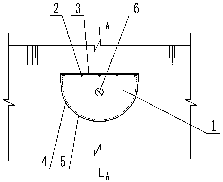 Soil steep slope arbor planting pit structure and arbor planting method