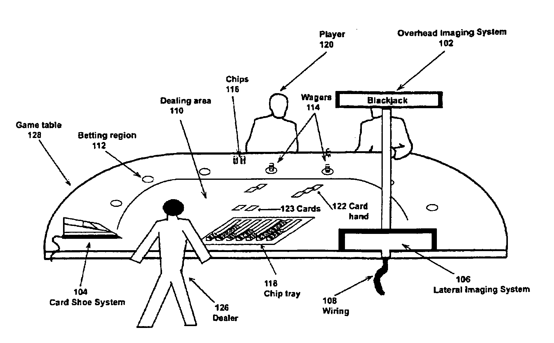 System, apparatus and method for automatically tracking a table game