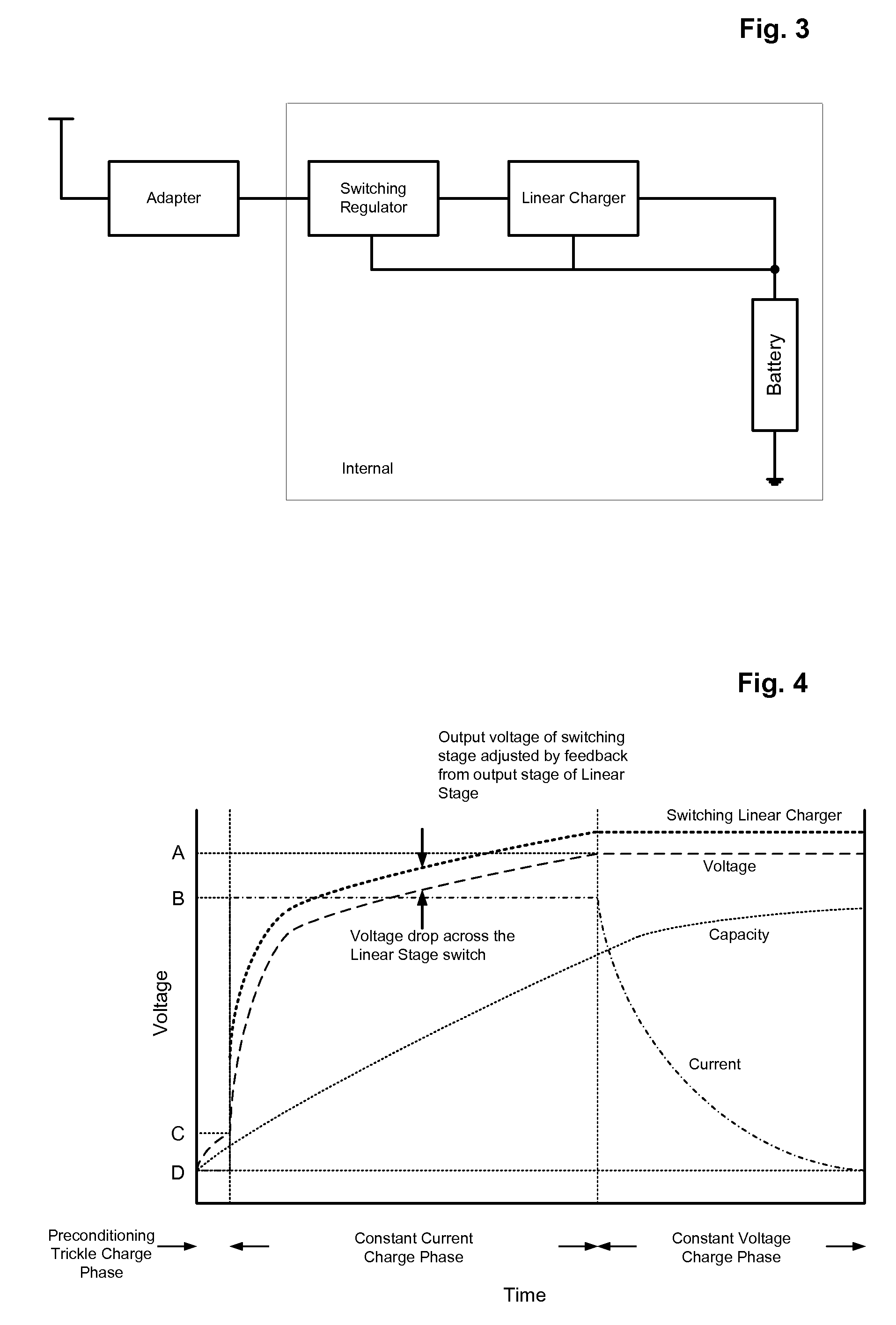 High Efficiency Switching Linear Battery Charger with Low Power Dissipation