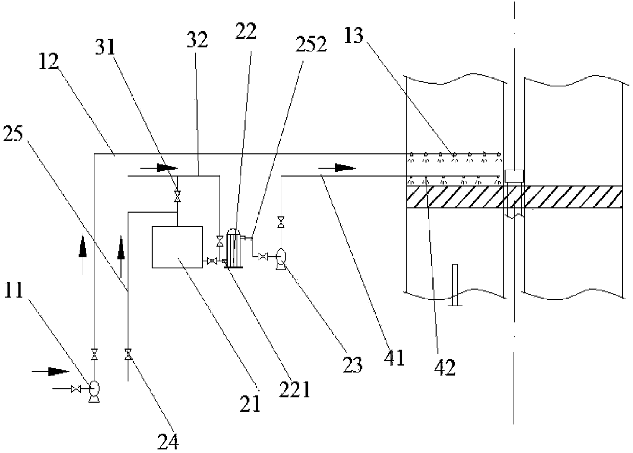 Cleaning and anti-scaling process without shut-down of gas-gas heater (GGH) and device thereof