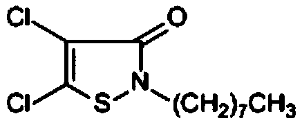 Isothiazolinone type compound micro-emulsion type sterilization mildew preventive as well as preparation method and application thereof