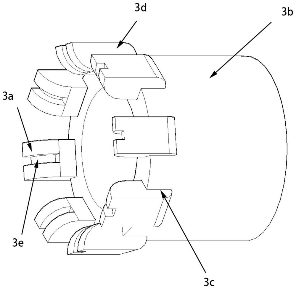 A push-and-turn type unilateral bolt fastener with positioning buckle